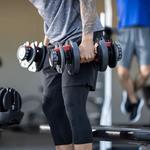 Мужские компрессионные тайтсы с карманом 3/4 Dsg, черный - фото 6