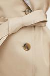 Хлопковое плащ BOSS, бежевый - фото 8