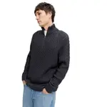 Свитер Jack & Jones Sean half zip, синий - фото 7