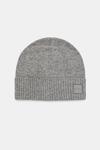 Шерстяная шапка Boss Orange, серый - фото