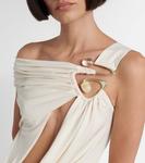 Макси-платье из джерси с драпировкой Christopher Esber, Milk - фото 4