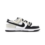 Кроссовки Nike Dunk Skateboarding Shoes Women's Low-top Black/White/Brown, черный - фото 2