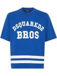 DSQUARED2 футболка с логотипом, синий - фото