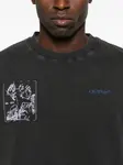 Футболка с графическим принтом OFF-WHITE, черный - фото 4