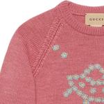 Детский свитер Gucci, розовый - фото 3