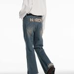 Nerdy Джинсы унисекс темно-синие - фото 7