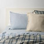 Простыня Ikea Dvala, 150х260 см, светло-голубой - фото 4