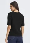 Frsinja pu 3 basic tshirt Fransa, Black - фото 3