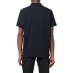 Футболка поло мужская тёмно-синяя Moncler - фото 4