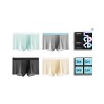 Мужские трусы боксеры упаковка 3 штуки Lee, черный - фото