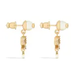 Женские золотые серьги из смолы DIOR - фото 3