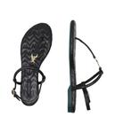 Сандалии женские Patrizia Pepe кожаные, черный - фото 4