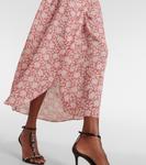 Платье миди с цветочным принтом Катрина Rixo, Carnation Rose - фото 5