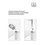 Дозатор для мыла из нержавеющей стали Vizio, черный - фото 3