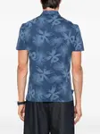 Рубашка-поло с цветочным принтом Gran Sasso, синий - фото 3
