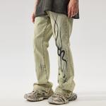 Джинсы унисекс Xinyinsu, желтый - фото 5