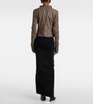 Кожаная байкерская куртка Rick Owens, Dust - фото 3