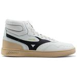 Кроссовки для скейтбординга унисекс средней высоты белые/черные Mizuno - фото 2