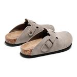 Сабо с закрытым носком унисекс Golofi, коричневый - фото 7