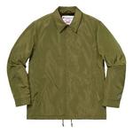 Куртка fw18 x champion label coaches jacket 'olivegreen' Supreme, зеленый - фото