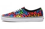 Кроссовки Vans Skateboarding Shoes Unisex Low-top Rainbow Leopard, черный - фото
