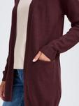Вязаный кардиган b.young Nonina, Wine Red - фото 6