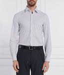 Рубашка Hugo Kenno Slim Fit, белый / синий - фото