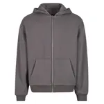 Толстовка Build Your Brand Fluffy full zip, серый - фото 3