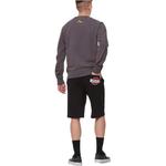 Повседневные шорты мужские черные Evisu, черный - фото 6