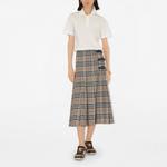 Хлопковая поло с логотипом B Heart Burberry, белый - фото 3