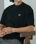 Футболка Fred Perry с карманом M2408, цвет Black - фото 9