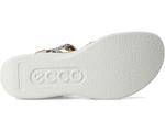 Туфли ECCO Flowt Wedge Cork Sandal, цвет Moonrock/Python - фото 3