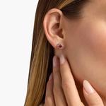 Серьги-гвоздики Ruby Rose из 14-каратного розового золота Blue Nile - фото 2