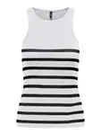 Only майка "ONLKENYA RIB STRIPE TANK TOP CS JRS", черный - фото 6