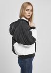 Бомбер Urban Classics, цвет Black/White - фото 5