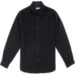 Рубашка мужская черная Calvin Klein, черный - фото