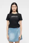 Футболка с принтом Armani Exchange, Black - фото