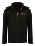Куртка софтшелл Такени черного цвета Geographical Norway - фото