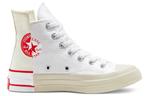 Кроссовки chuck 70 high 'rivals edition - white red' Converse, белый - фото 2