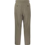 Прямые брюки со шнурком Brunello Cucinelli, зеленый - фото 4