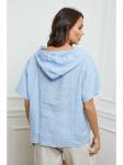 Блуза La Compagnie Du Lin, голубой - фото 3