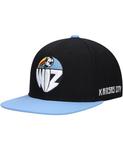 Мужская черная кепка с логотипом Sporting Kansas City Throwback Snapback Mitchell & Ness - фото