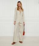 Льняные брюки Flare fit Michael Kors, желтый - фото 2