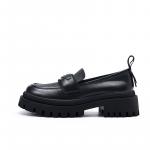 Лоферы женские низкие черный R'Azzurro - фото