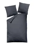 Постельное белье Dormisette Fine Flannel 155x220 Zigzag Blue Navy Plain 1034-52 - фото 2