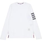 Футболка 4 Bar THOM BROWNE, белый - фото