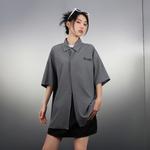 Рубашка унисекс Kawasaki, белый - фото 24