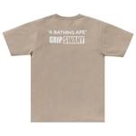 Футболка BAPE x Grip Swany Tee, Beige - фото 2