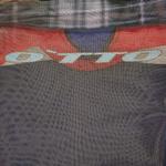 Платье Ottolinger Mesh Off-Shoulder Mini Dress, Surf Plaid Print - фото 3