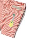 Шорты в полоску Stella McCartney Kids, красный - фото 3